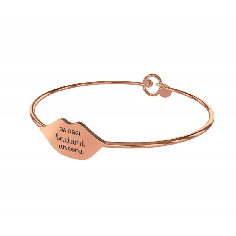 Bracciale 10 buoni propositi "da oggi baciami ancora"
