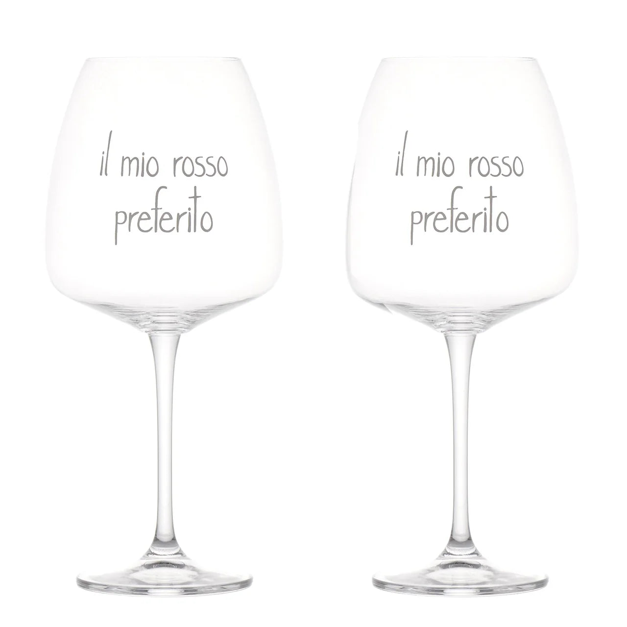 SET 2 CALICI 77cl "IL MIO ROSSO PREFERITO"