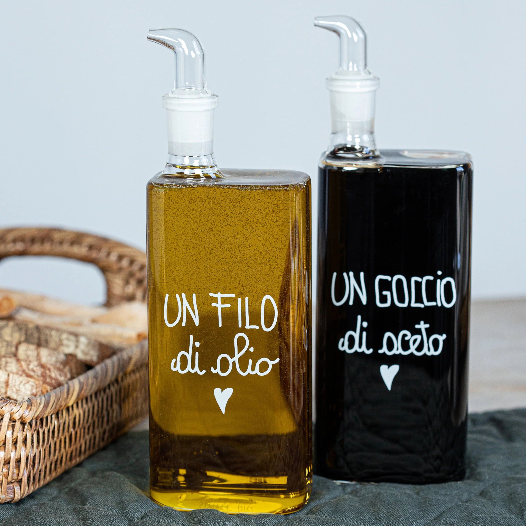 SET 2 BOTTIGLIE FILO OLIO-GOCCIO ACETO 400ML COD. 10012295