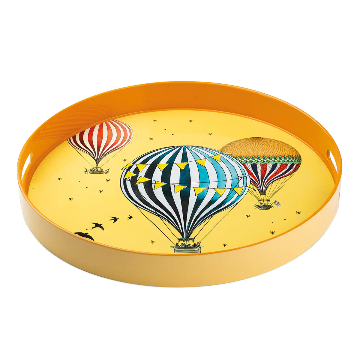 VASSOIO GIRAMONDO GIALLO D37,5