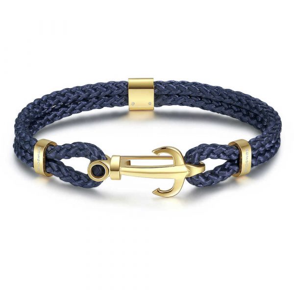 BRACCIALE UOMO ANCORA BLU - BROSWAY