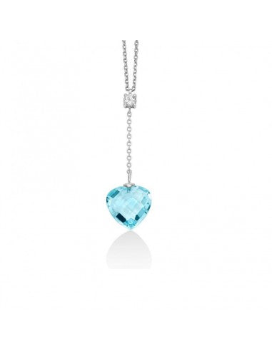 COLLANA CUORE TOPAZIO - MILUNA CLD4286X