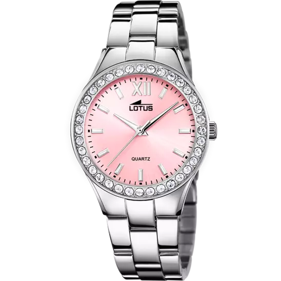 OROLOGIO LOTUS 18883/2 ROSA CINGHIA ACCIAIO INOSSIDABILE 316L, DONNA