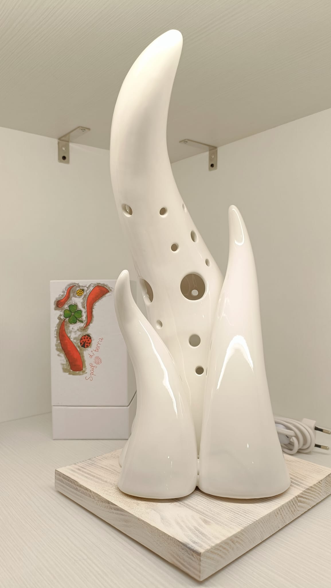 Spago di Terra - Lampada in ceramica