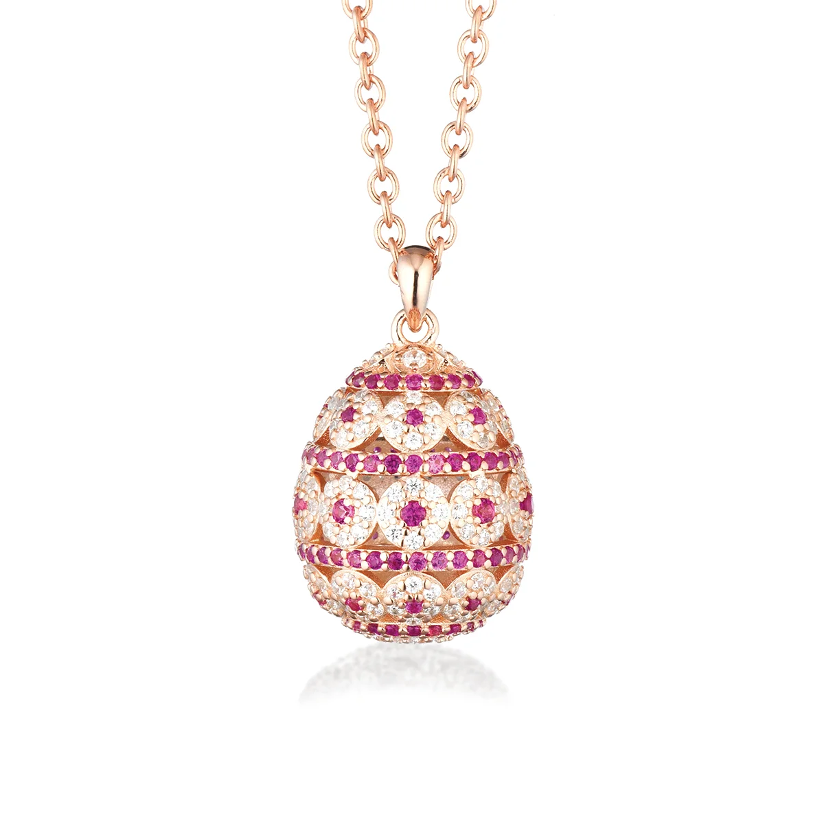 COLLANA IN ARGENTO PARURE 01 ROSA - T Sars Fabergè ALP01RR
