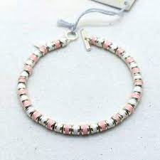 BRACCIALE CONCHIGLIE ROSA E BIANCO - DODO MARIANI