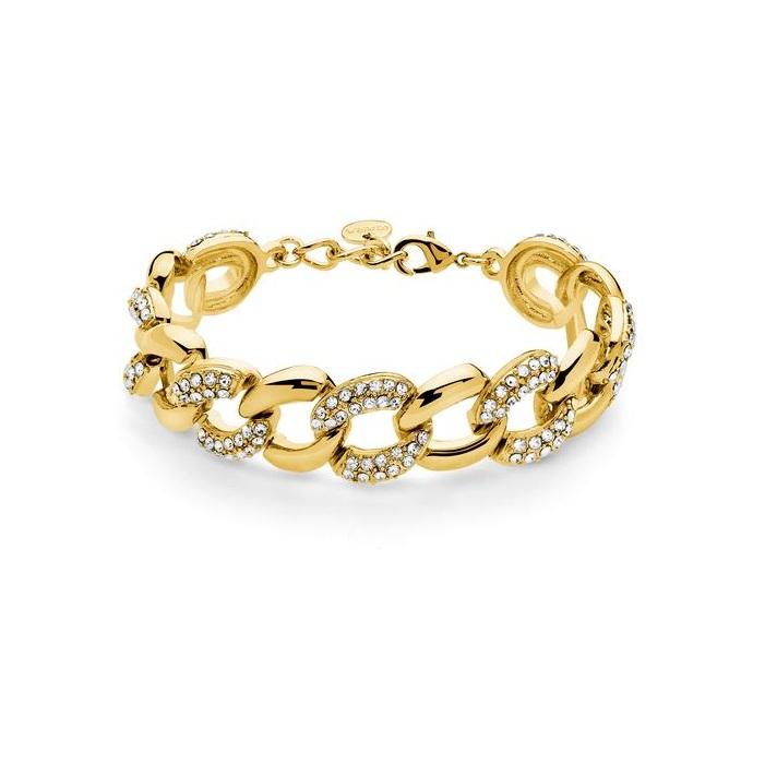 BRACCIALE IN OTTONE DORATO - KIARA