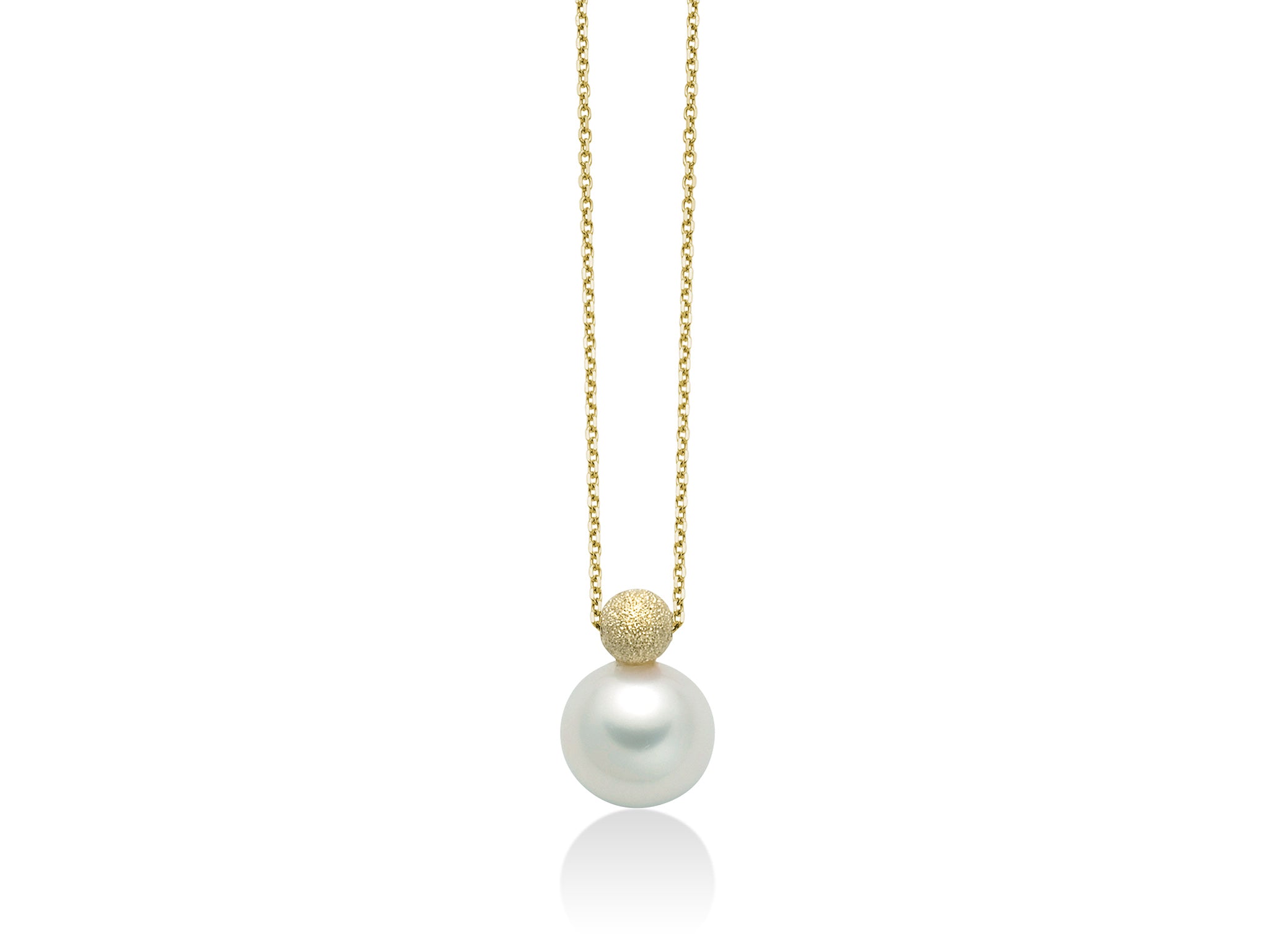 COLLANA PERLA ORO GIALLO - MILUNA