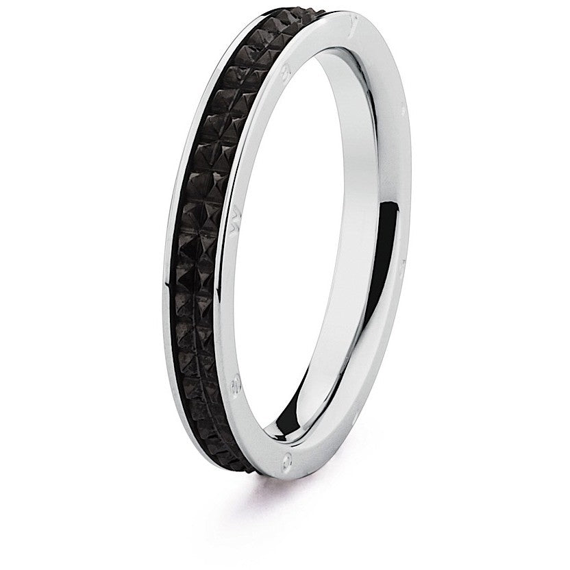 ANELLO NERO UOMO BULLET - BROSWAY