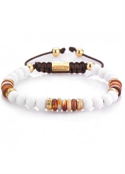 BRACCIALE UNISEX BIANCO - GERBA MOKI