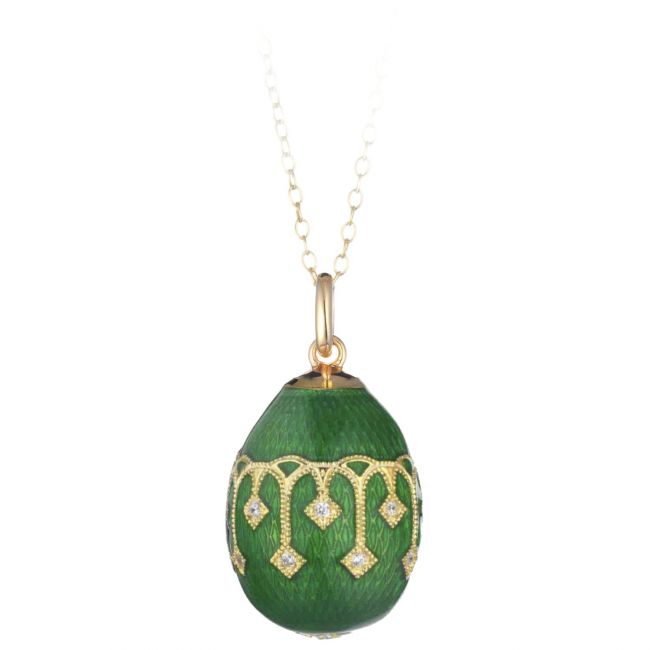 Tsars collection - Collana in Argento Verde 015