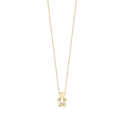 bliss - JOY Collana in oro giallo 9KT con diamante