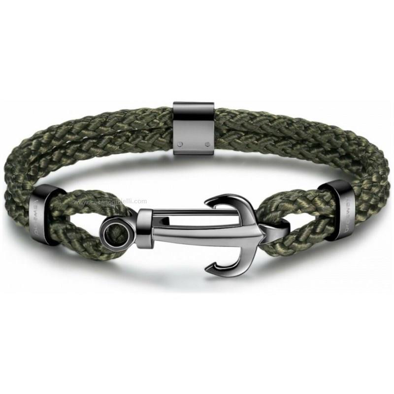 BRACCIALE ANCORA VERDE MILITARE - BROSWAY