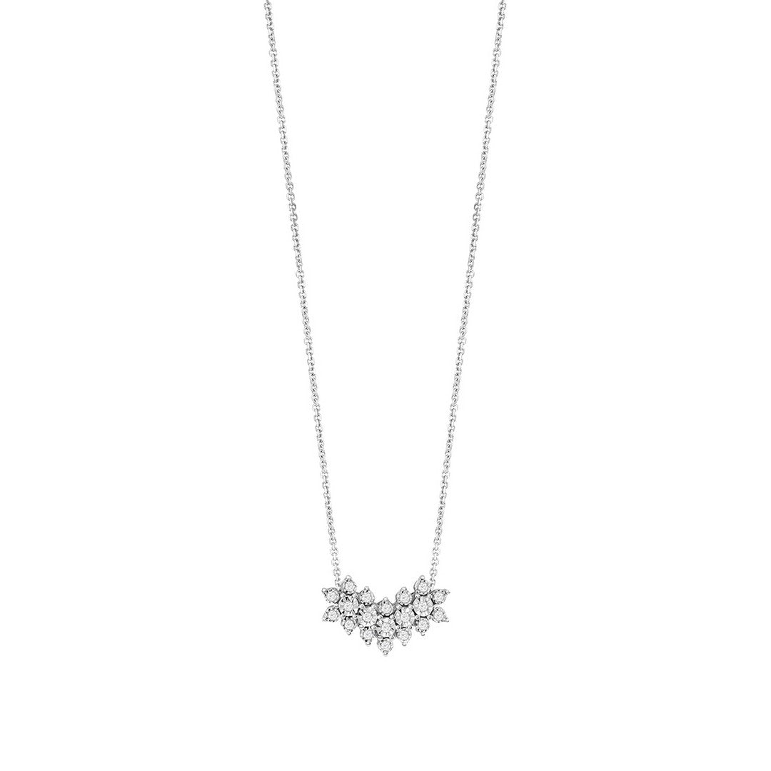Bliss - collana in oro bianco e diamanti 20091457