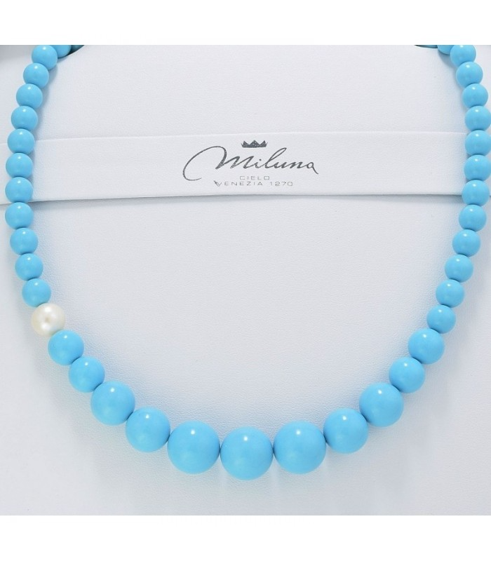 COLLANA MILUNA - TURCHESE