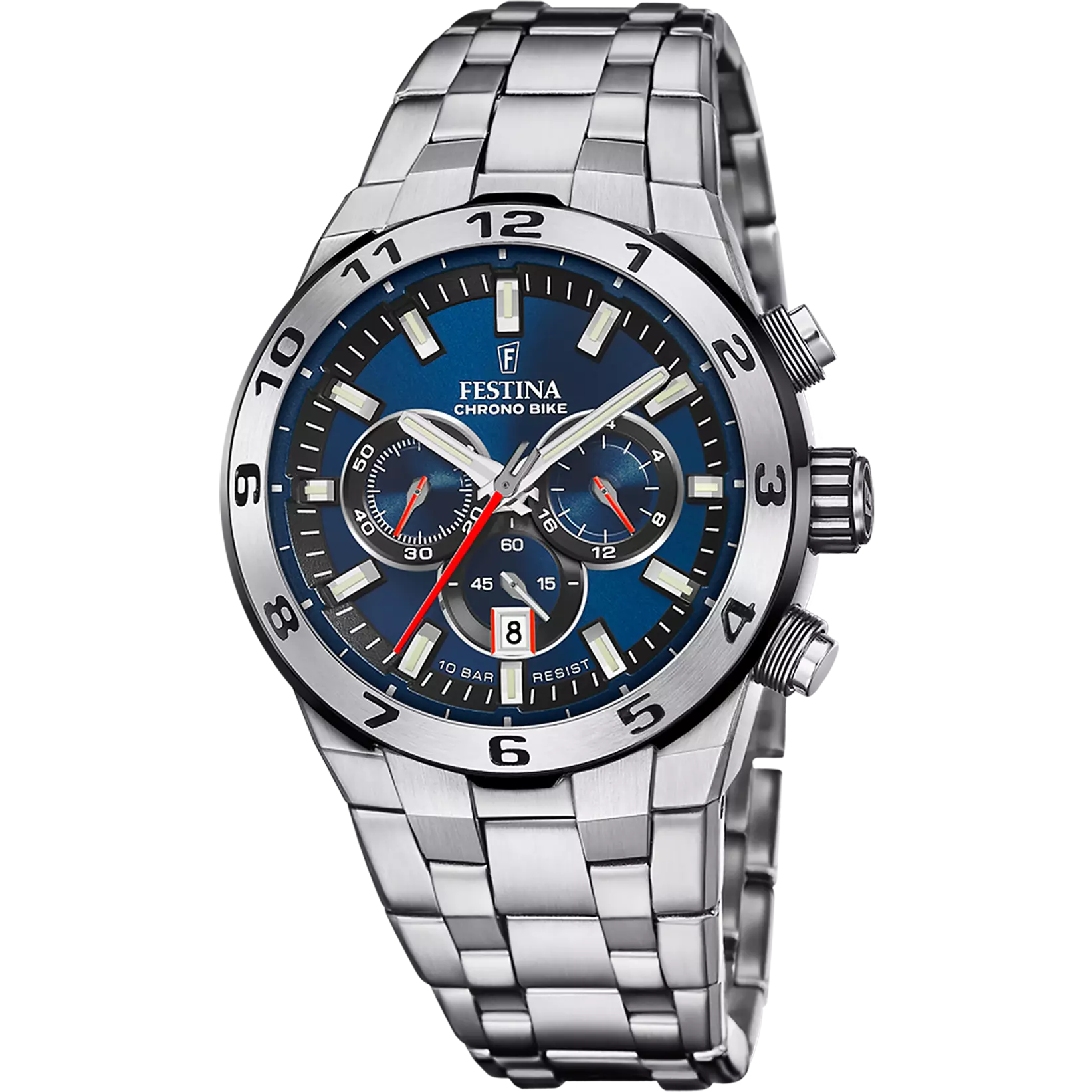 OROLOGIO DA UOMO FESTINA CHRONO BIKE BLU CON CINTURINO IN ACCIAIO F20670/1