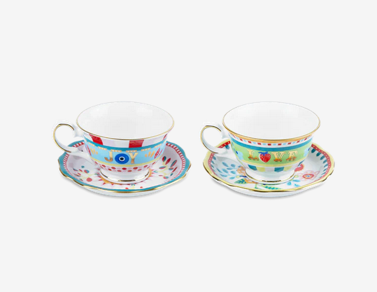 BACI MILANO - Set 2 Tazze Tè  Mamma Mia