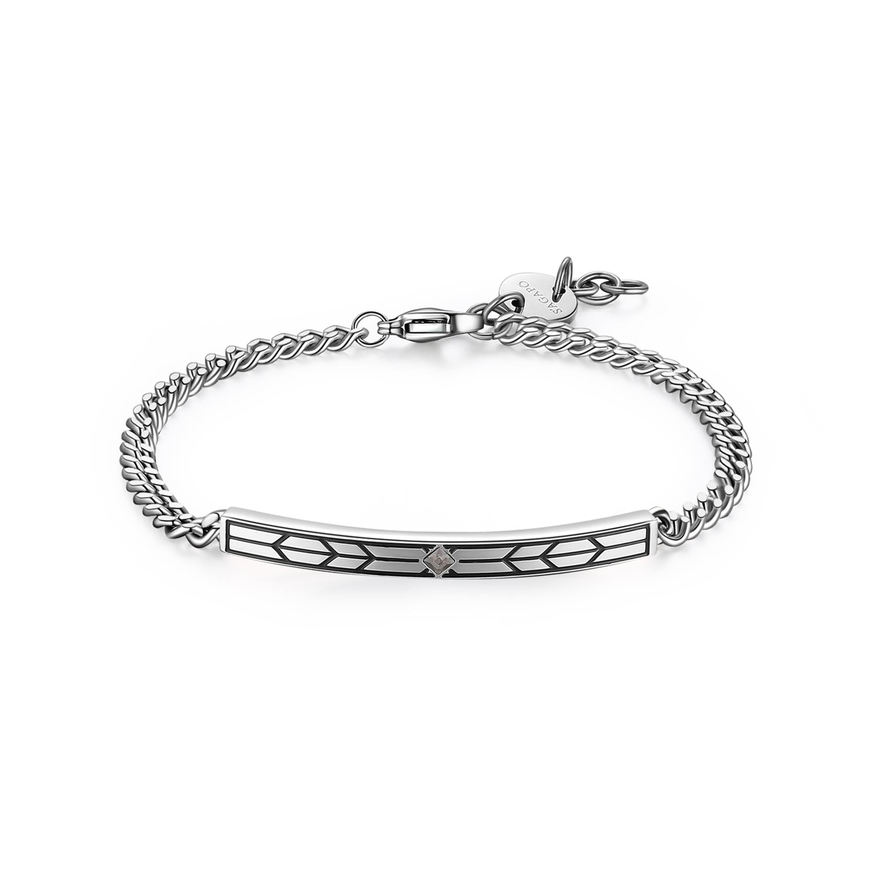 S'Agapò - Bracciale PROUD in acciaio