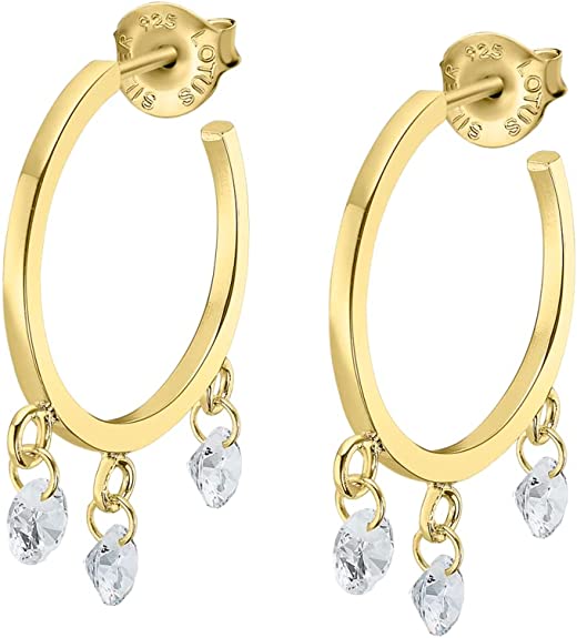 ORECCHINI SILVER - LOTUS LP3384-4/2