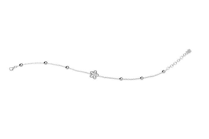 Nanan -  Bracciale Argento 925 con Fiore