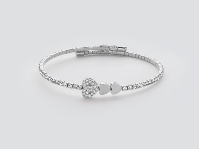 BRACCIALE TENNIS CUORI - KIARA