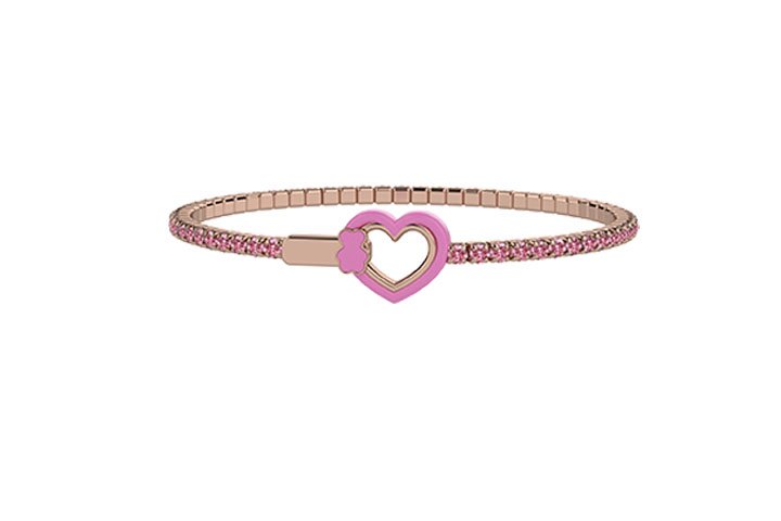Nanan - Bracciale Tennis MAMMA rosa