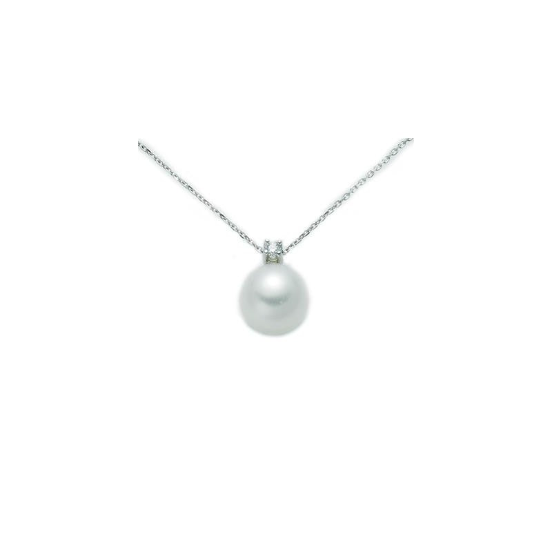 COLLANA PERLA E DIAMANTE - MILUNA PCL3933