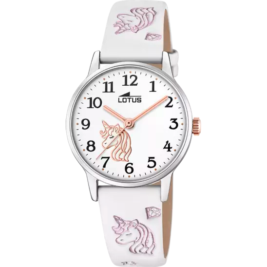 OROLOGIO LOTUS JUNIOR COLLECTION 18865/1 BLANCO CINGHIA PELLE, BAMBINI