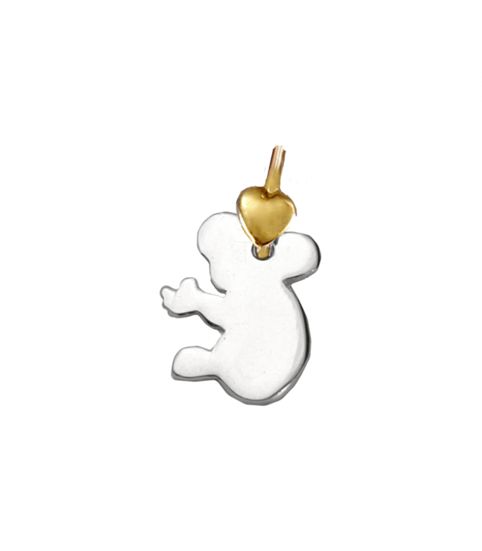 CIONDOLO KOALA ARGENTO E ORO - DODO MARIANI