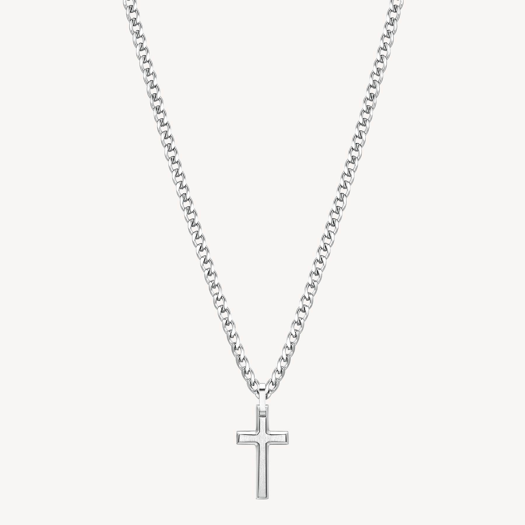 COLLANA UOMO INK CROCE - BROSWAY