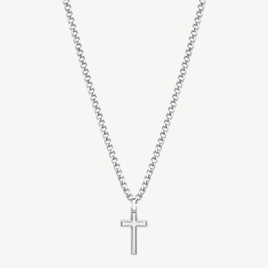 COLLANA UOMO INK CROCE - BROSWAY