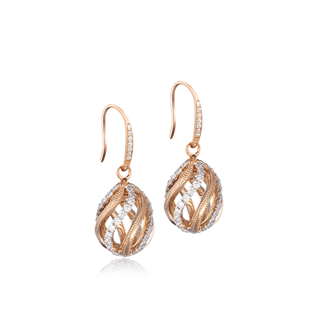 ORECCHINI IN ARGENTO 930 ROSA - T Sars Fabergè 9E30R