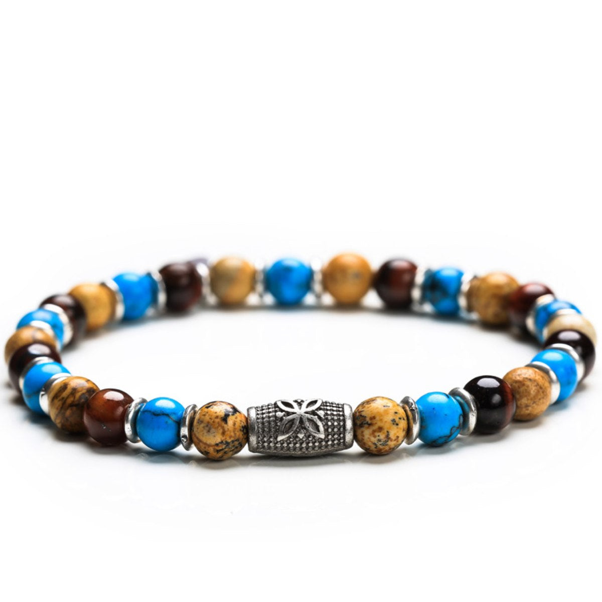 Stone Sahara occhio di tigre paesina aulite argento