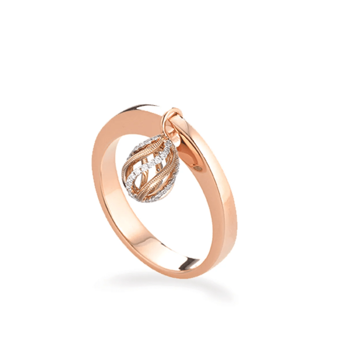 ANELLO IN ARGENTO CHARM ROSA - T Sars collection 9R30R