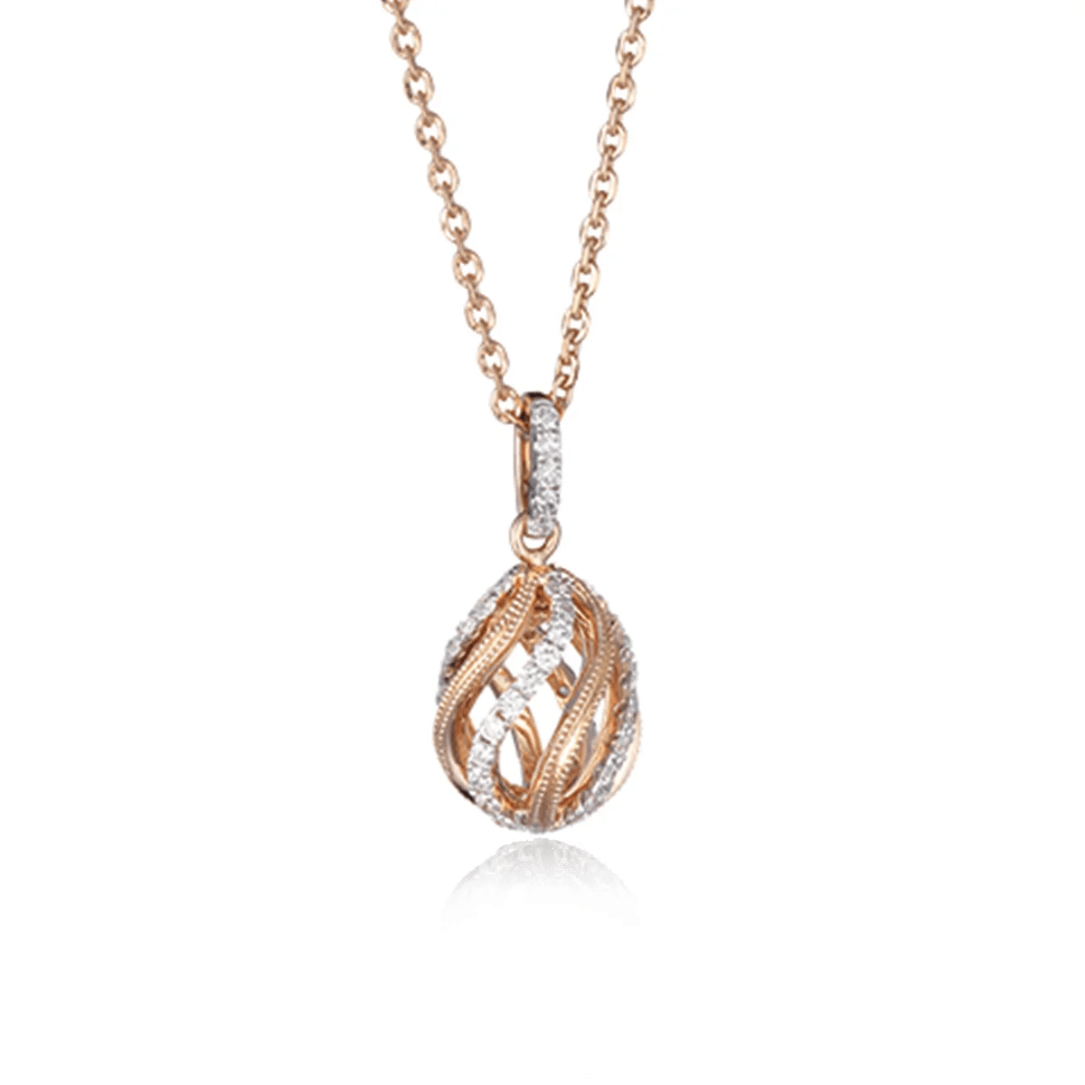 COLLANA IN ARGENTO 930 ROSA - T Sars Fabergè 9P30R
