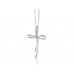COLLANA MILUNA - CROCE ORO E DIAMANTI CLD4248