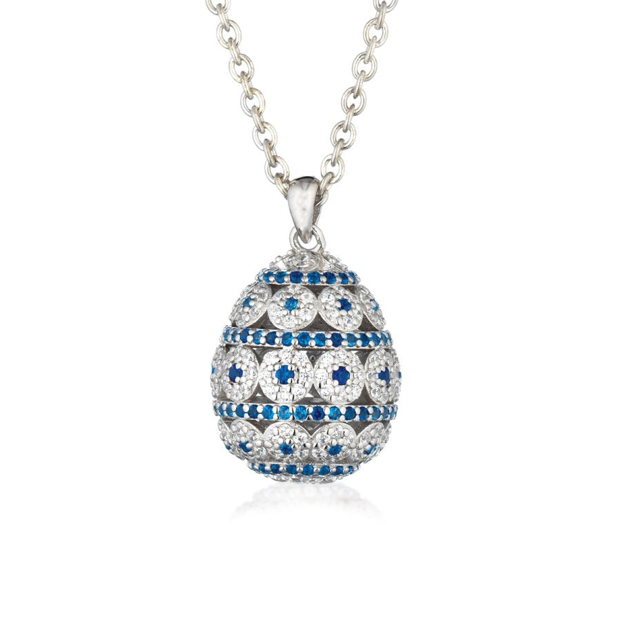 Collana in Argento Parure 01 Blu -  Fabergé
