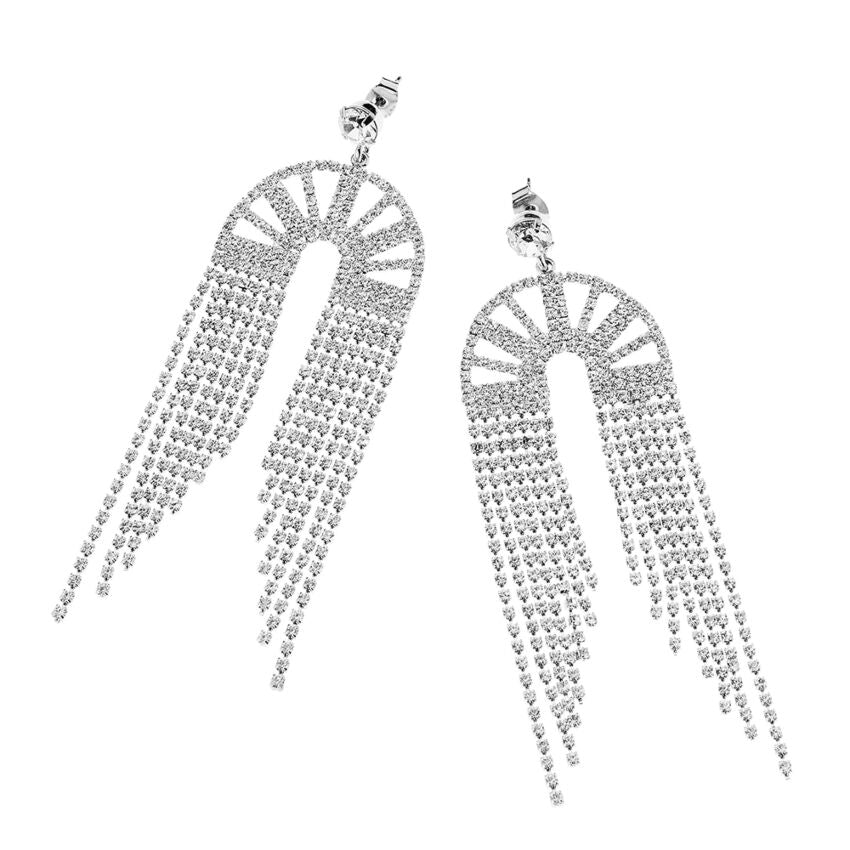 Ottaviani - orecchini con strass e cristalli