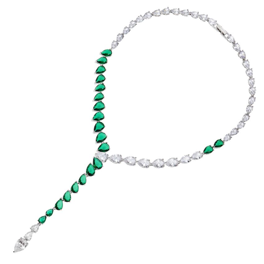 Ottaviani - Collana rodiata con cubic zirconia