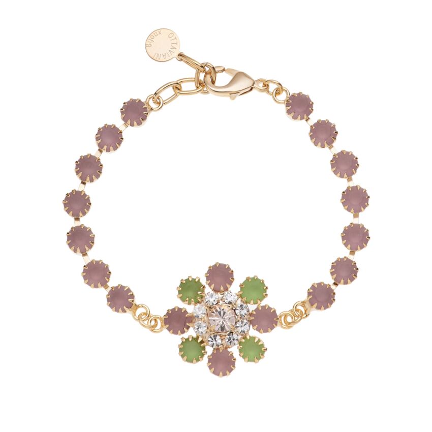 Ottaviani - Bracciale d'oro con cristalli