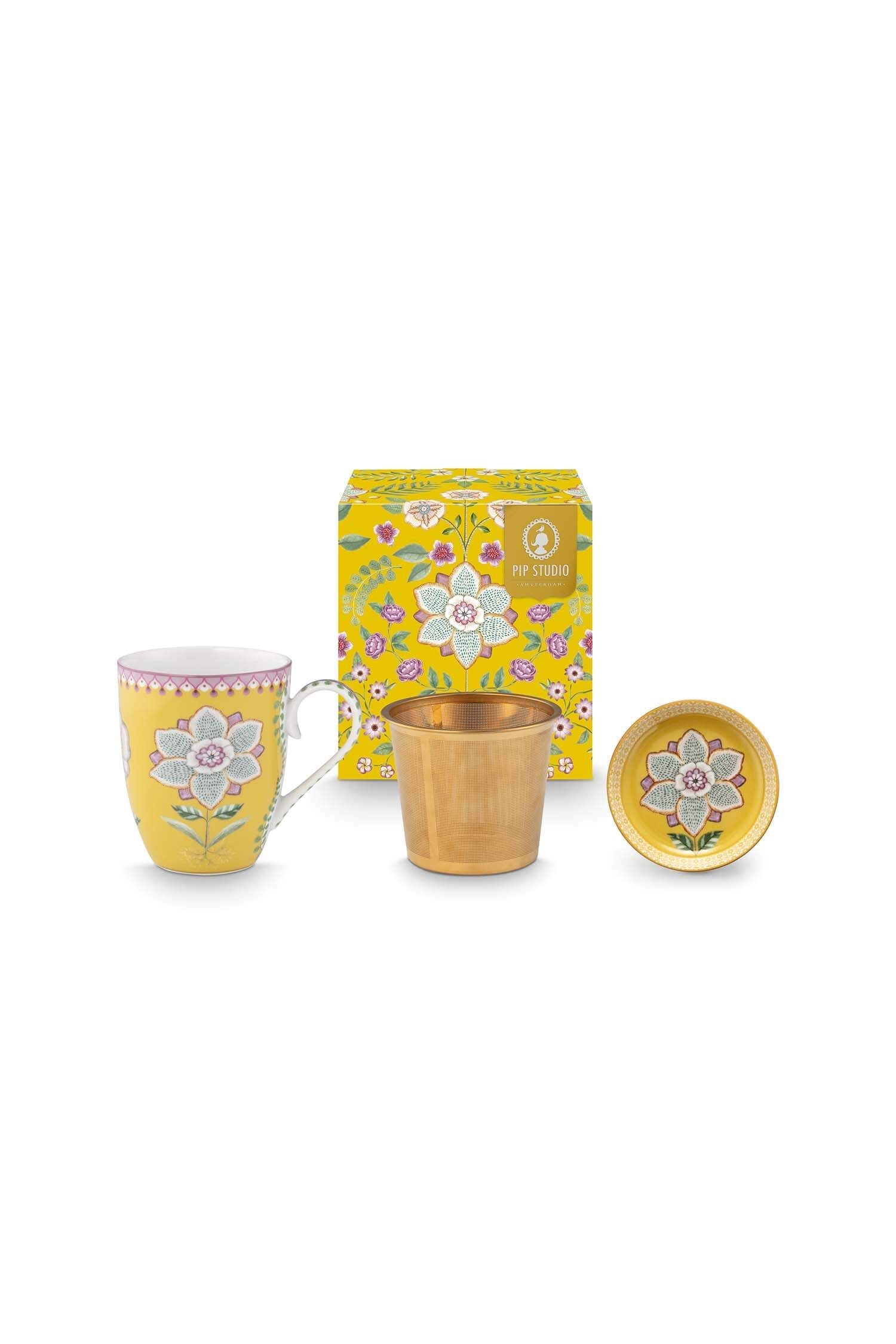 TEA FOR ONE LILY&LOYUS YELLOW