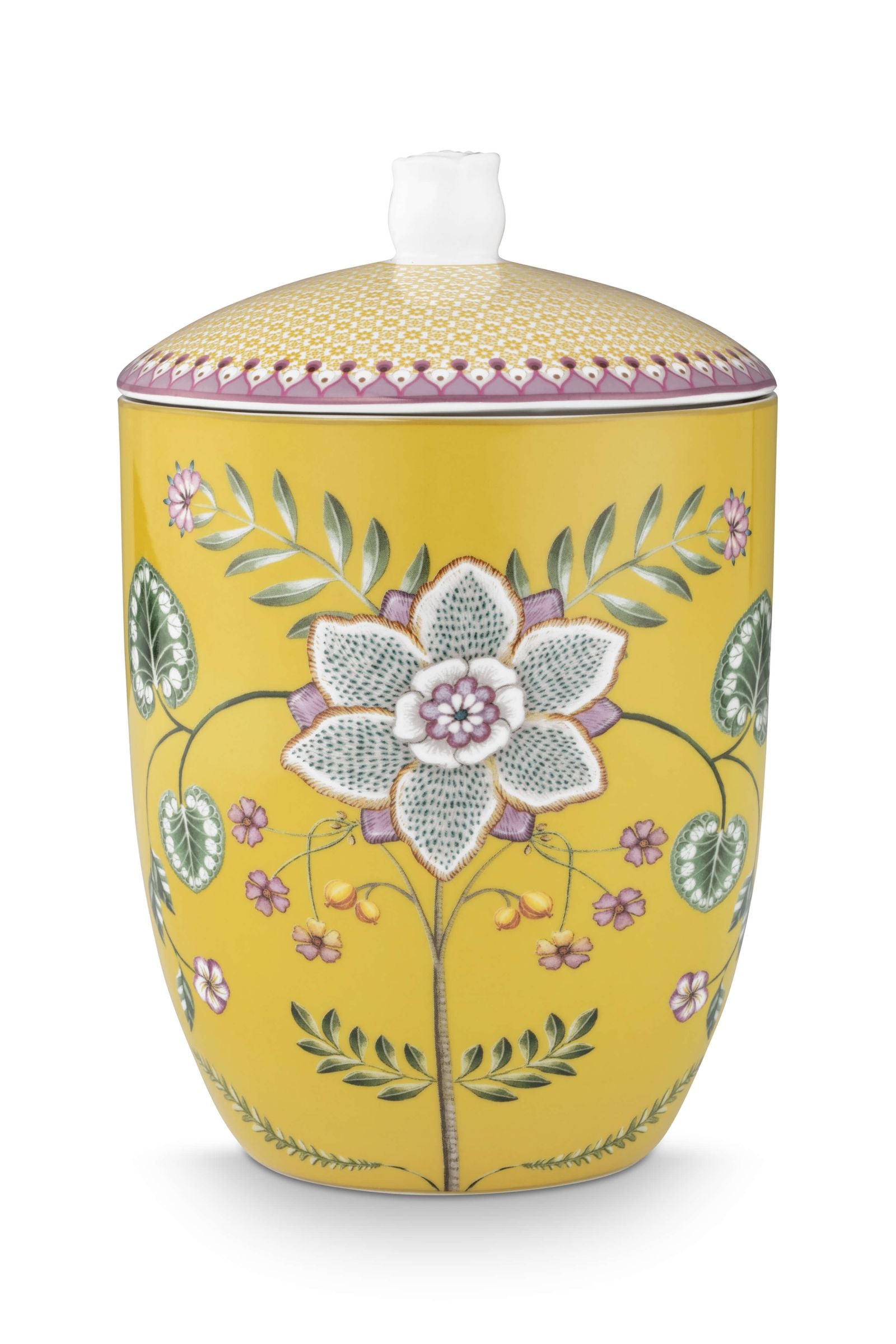 STORAGE JAR LILY&LOTUS YELLOW 1.5ltr