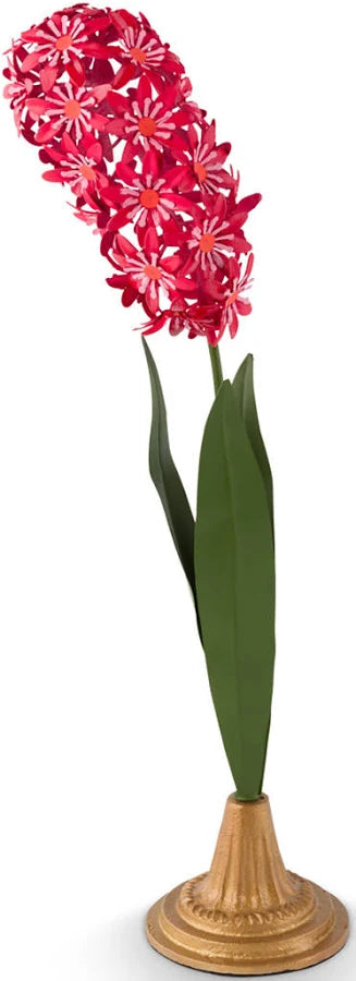 DECO FLOWER METAL PINK 48CM