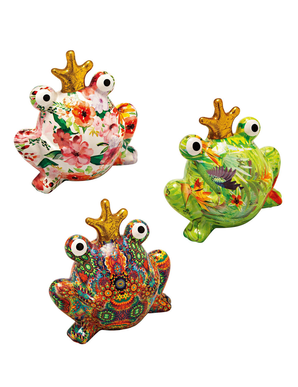 SALVADANAIO RANA DECORI ASSORTITI