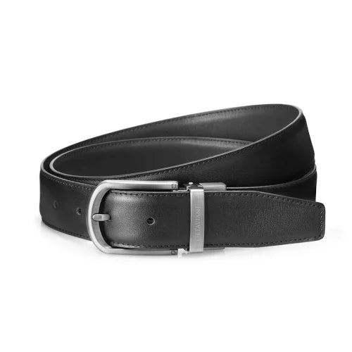 CINTURA IN VERA PELLE NERA