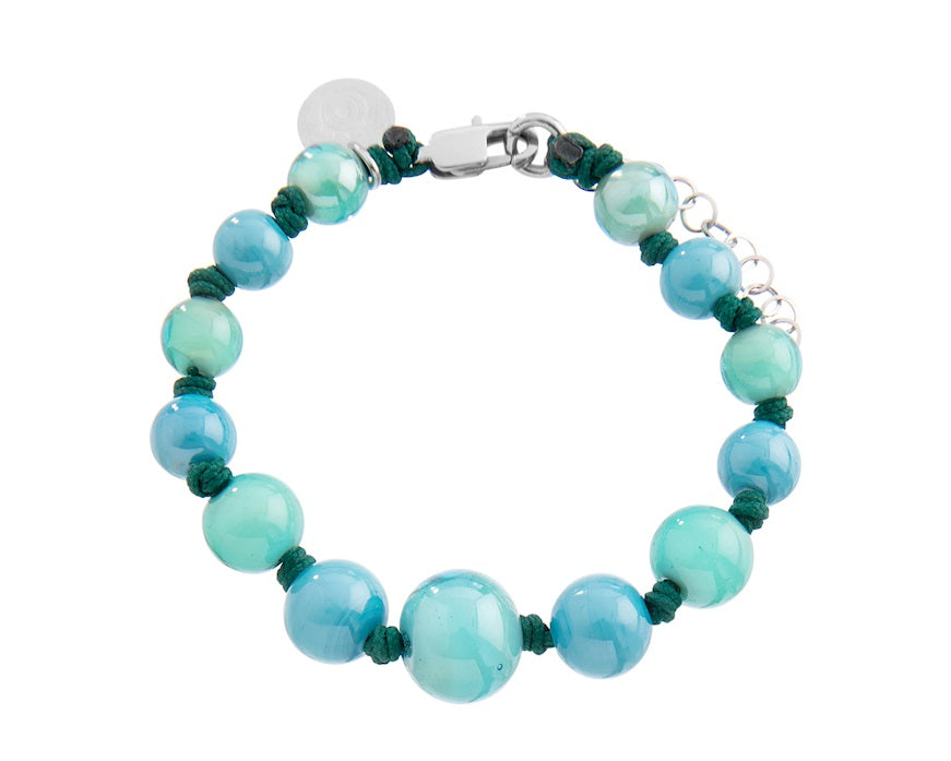 BRACCIALE AQUA PETROLIO (S)