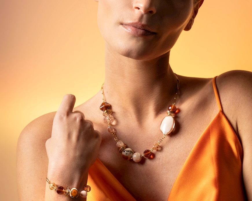 COLLANA LUNGA GLOW TOPAZIO