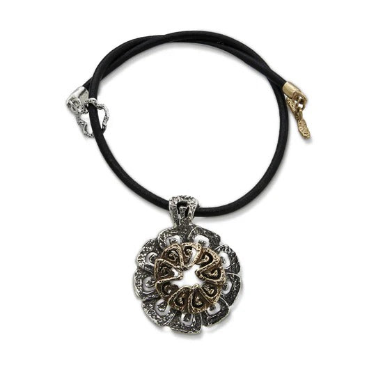 Pendente Girandole argento 925 e bronzo - CR017b Mandile