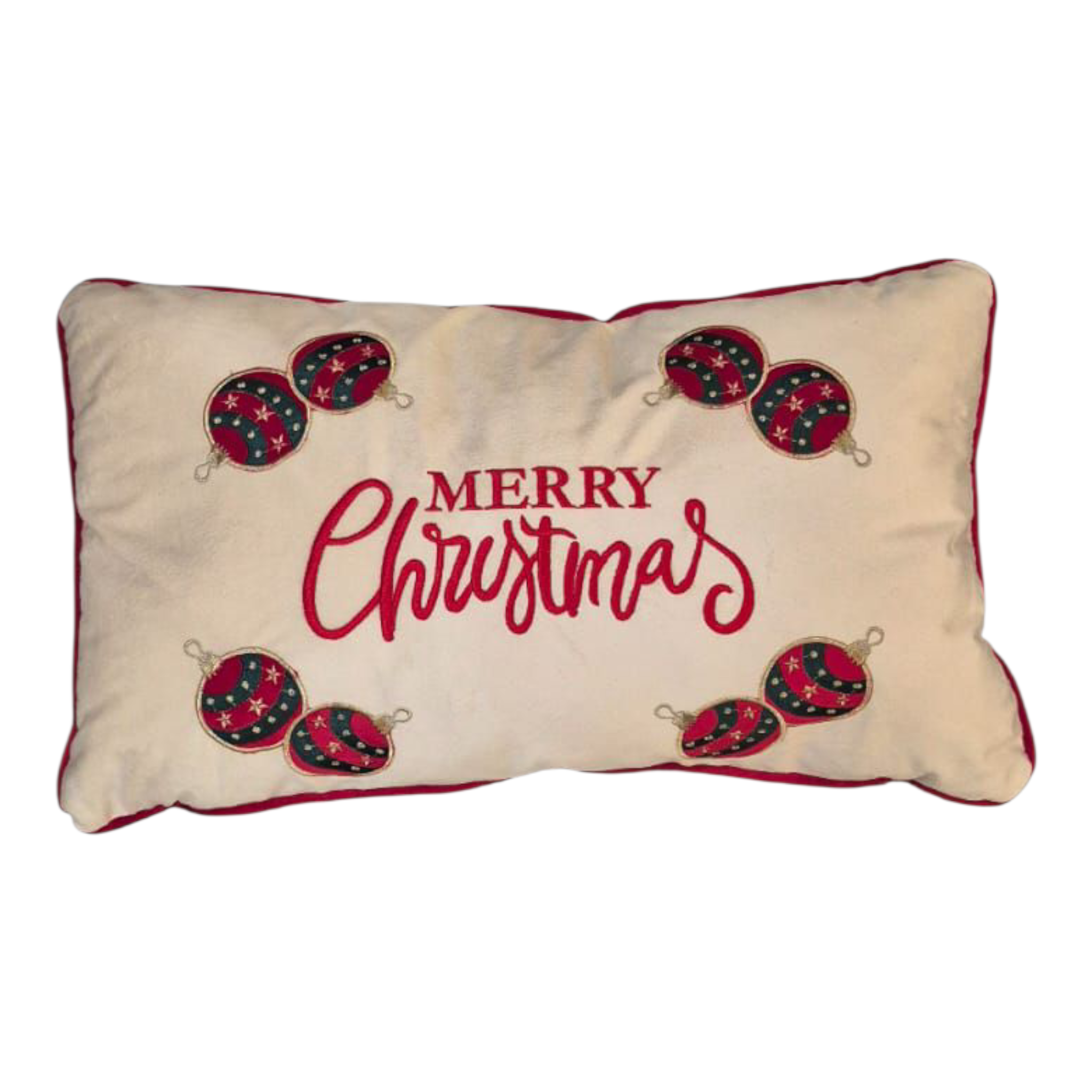 Clodette - cuscino rettangolare palline panna