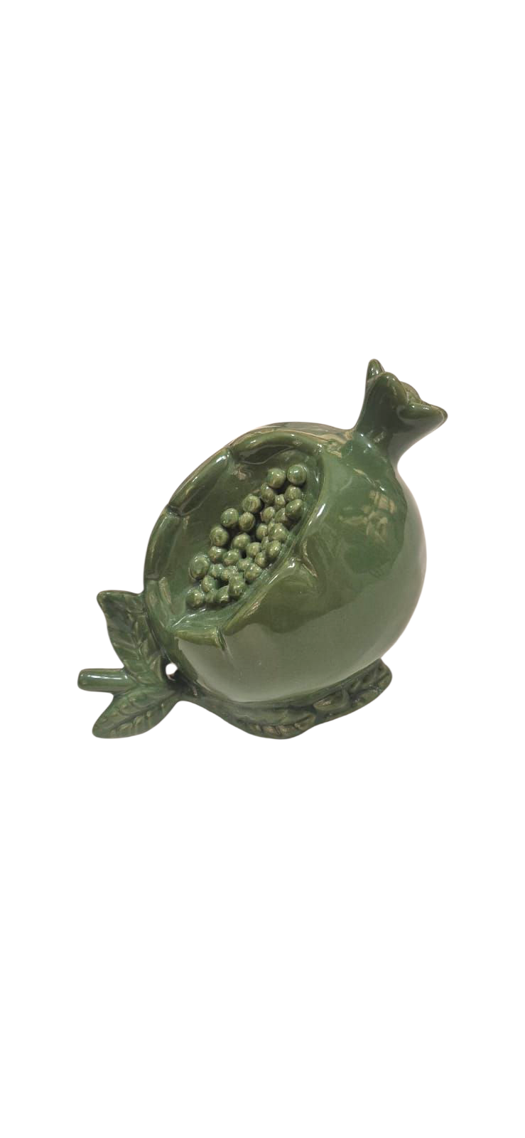 PoisHome Emozioni di ceramica - Melograno verde in ceramica